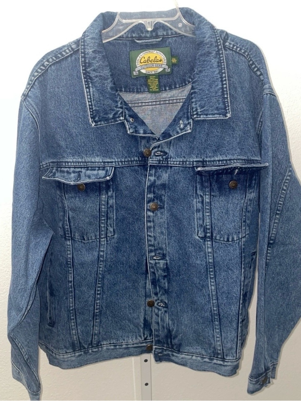 Cabela's Men’s Vintage Denim Trucker Jean Jacket
